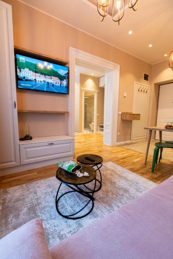 Black Gate - Quiet Studio In The Heart Of Old Town With Free Private Secured Parking Braşov Exteriör bild
